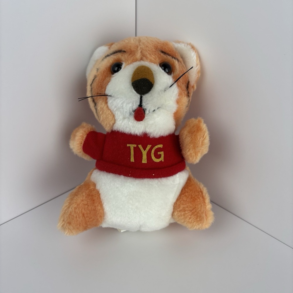 Vintage 1981 Hallmark‎ Shirt Tales "Tyg" Plush Stuffed Animal Used